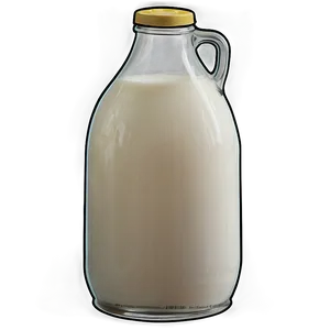 Vintage Milk Gallon Drawing Png Jar30 PNG Image