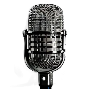 Vintage Mono Microphone Png Xoh PNG Image