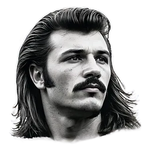 Vintage Mullet Shape Png 06292024 PNG Image