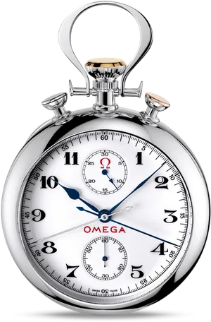 Vintage Omega Stopwatch PNG Image