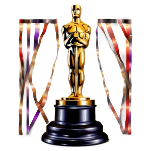 Vintage Oscar Statue Png Kkp38 PNG Image