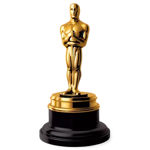 Vintage Oscar Statue Png Mgo90 PNG Image