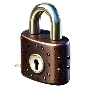 Vintage Padlock Png Qbp13 PNG Image