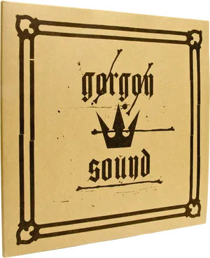 Vintage Phonograph Sound Label PNG Image