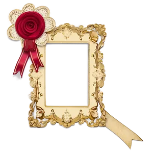 Vintage Photo Frame Design Png Vmp35 PNG Image