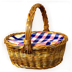 Vintage Picnic Basket Png 06122024 PNG Image