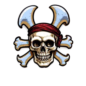 Vintage Pirate Emblem Png Lmk77 PNG Image