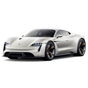 Vintage Porsche Taycan Concept Png Ddn PNG Image