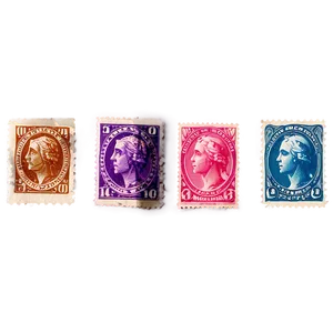 Vintage Postage Stamp Png 17 PNG Image