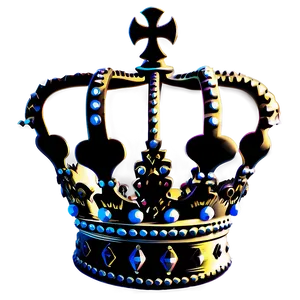 Vintage Queen Crown Silhouette Png 88 PNG Image