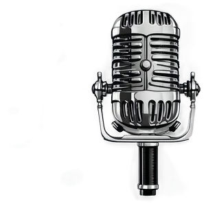 Vintage Radio Microphone Png Dxh60 PNG Image