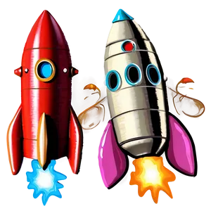 Vintage Rocket Png Vsa16 PNG Image