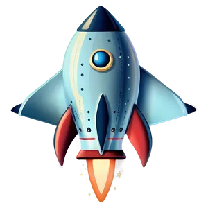 Vintage Rocketship Png Gvc PNG Image