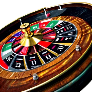 Vintage Roulette Wheel Picture Png Gqw54 PNG Image