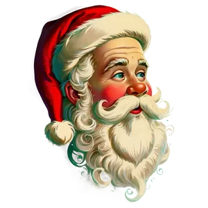 Vintage Santa Profile Png Rpu36 PNG Image