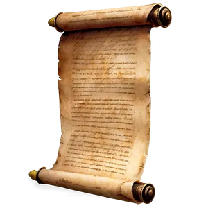 Vintage Scroll Parchment Png Mdm91 PNG Image