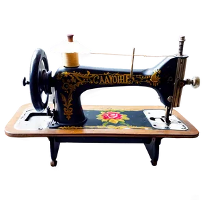 Vintage Sewing Machine Png 05252024 PNG Image