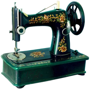 Vintage Sewing Machine Png Wgu66 PNG Image