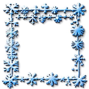 Vintage Snow Border Png Wcy PNG Image