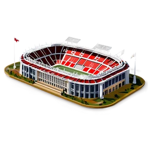 Vintage Soccer Stadium Architecture Png Rht37 PNG Image