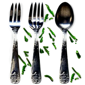 Vintage Spoon And Fork Png 06292024 PNG Image