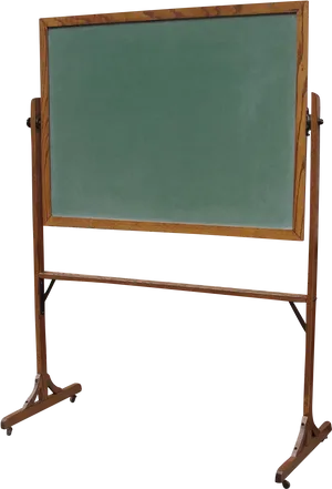 Vintage Standing Chalkboard PNG Image