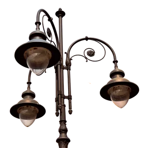 Vintage Street Lamp Design PNG Image