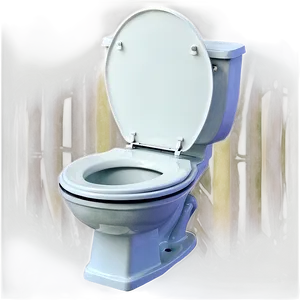 Vintage Style Toilet Seat Png Dsd PNG Image