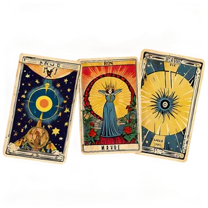 Vintage Tarot Cards Png 30 PNG Image