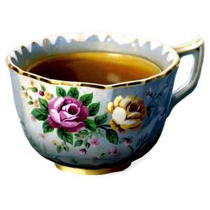 Vintage Tea Cup Png 05242024 PNG Image