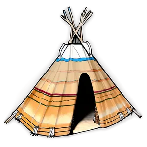 Vintage Teepee Sketch Png 78 PNG Image