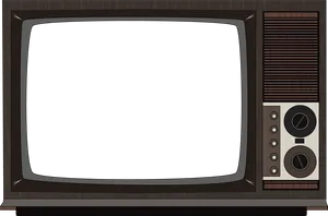 Vintage Television Classic Design PNG Image