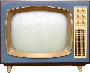 Vintage Television Classic Design PNG Image