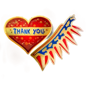 Vintage Thank You Stickers Png Ayl89 PNG Image