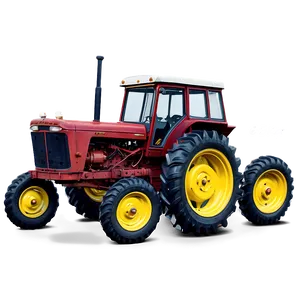 Vintage Tractor On Farm Png 05242024 PNG Image