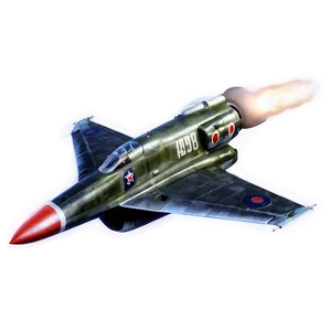 Vintage War Jet Png 3 PNG Image