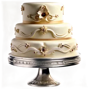 Vintage Wedding Cake Design Png 06122024 PNG Image