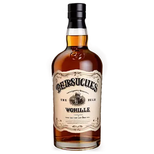 Vintage Whiskey Bottle Png Esg PNG Image