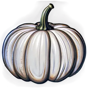 Vintage White Pumpkin Png 46 PNG Image