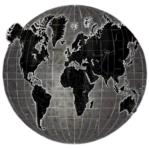 Vintage World Map Vector Png 06262024 PNG Image