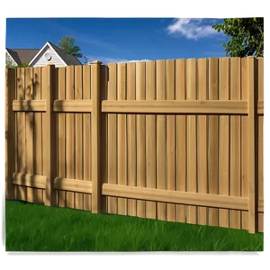 Vinyl Privacy Fence Png 1 PNG Image