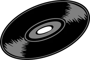 Vinyl Record Vector Illustration PNG Image