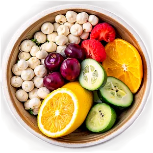 Vitamin C Zesty Salad Bowl Png 06272024 PNG Image