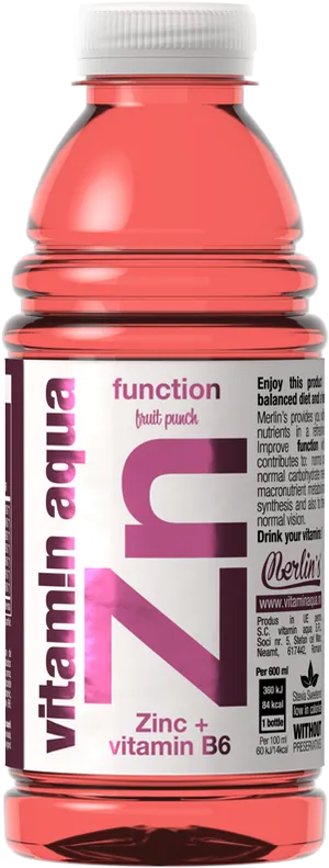 Vitamin Enhanced Fruit Punch Drink PNG Image