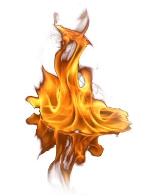 Vivid Flame Graphic PNG Image