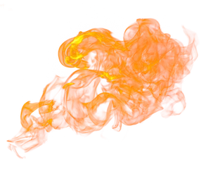 Vivid Orange Flame Texture PNG Image