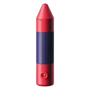 Vivid Red Crayon Drawing Tool Png 06282024 PNG Image