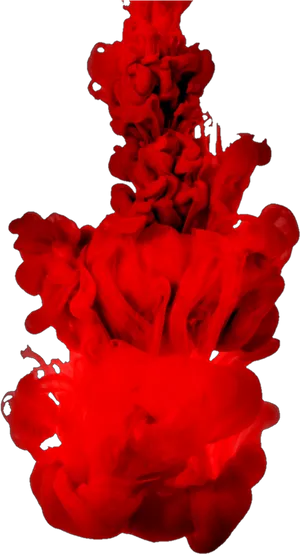 Vivid_ Red_ Smoke_ Plume PNG Image