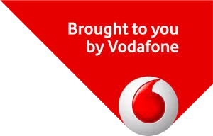 Vodafone Branding Advertisement PNG Image