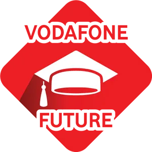 Vodafone Future Graduation Cap Logo PNG Image